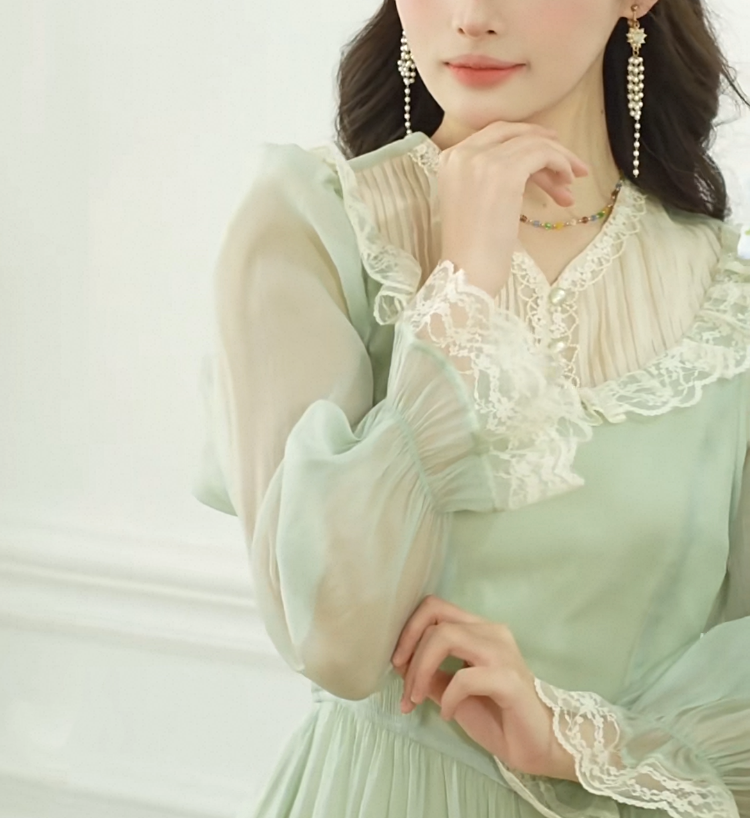 Honey & Lime Meadow Vintage-Inspired Princesscore Dress