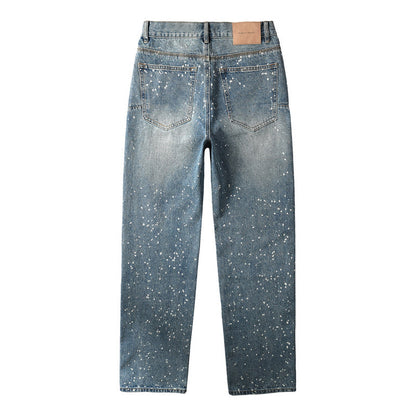 Purple Brand Crystal Diamond Jeans #9126