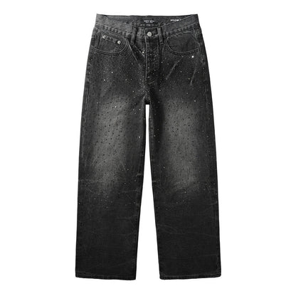 Purple Brand Crystal Diamond Jeans #105