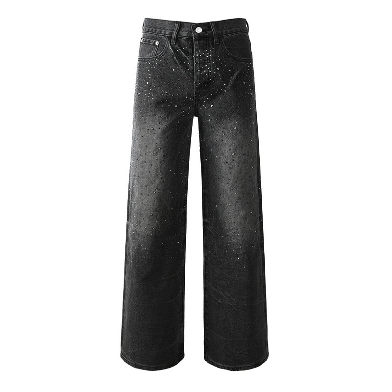 Purple Brand Crystal Diamond Jeans #105