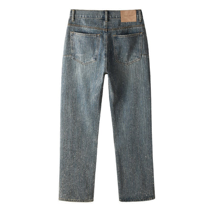 Purple Brand Crystal Diamond Jeans #9140