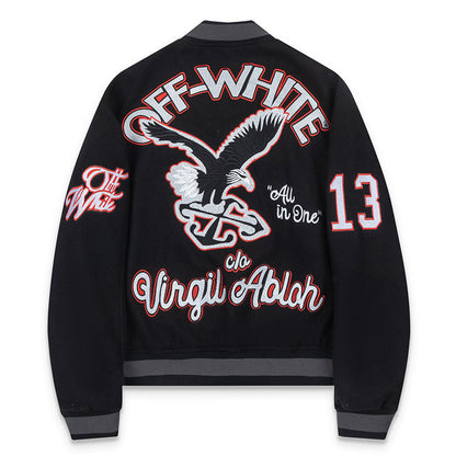 OFF WHITE Golf Varsity Jacket