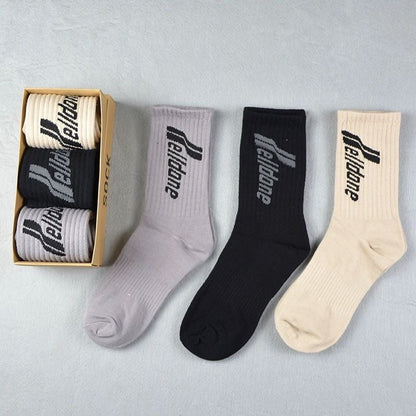 Men socks letter socks