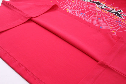 Sp5der Young Thug Punk T-Shirt Red