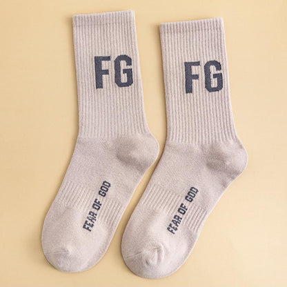 Fog ESSENTIALS Socks Alphabet Street Tall Cotton Socks