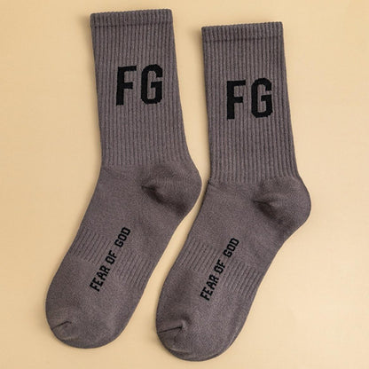 Fog ESSENTIALS Socks Alphabet Street Tall Cotton Socks