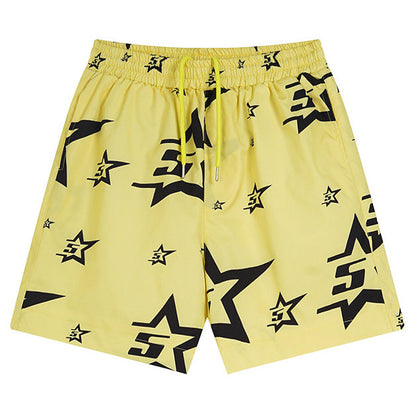 Sp5der Star Pattern Shorts