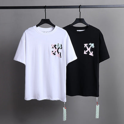 OFF-WHITE Cartoon letters pattern T-Shirts