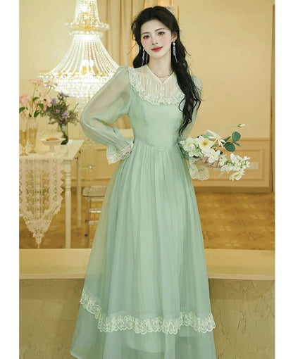 Honey & Lime Meadow Vintage-Inspired Princesscore Dress