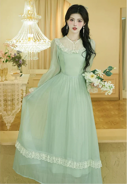 Honey & Lime Meadow Vintage-Inspired Princesscore Dress