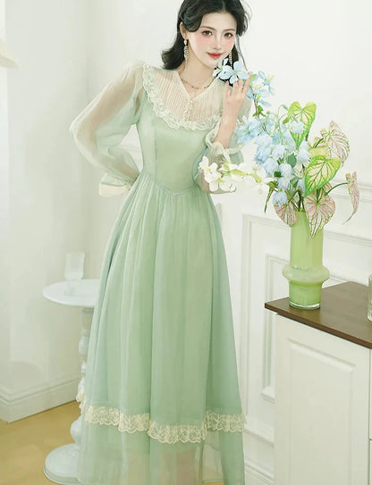 Honey & Lime Meadow Vintage-Inspired Princesscore Dress