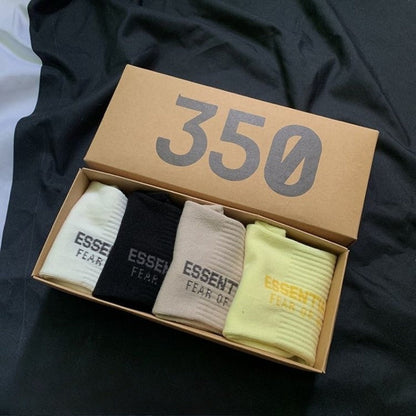 Men socks spring and summer lettersocks