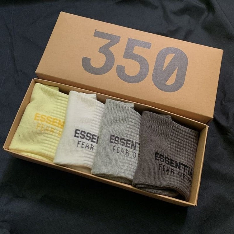 Men socks spring and summer lettersocks